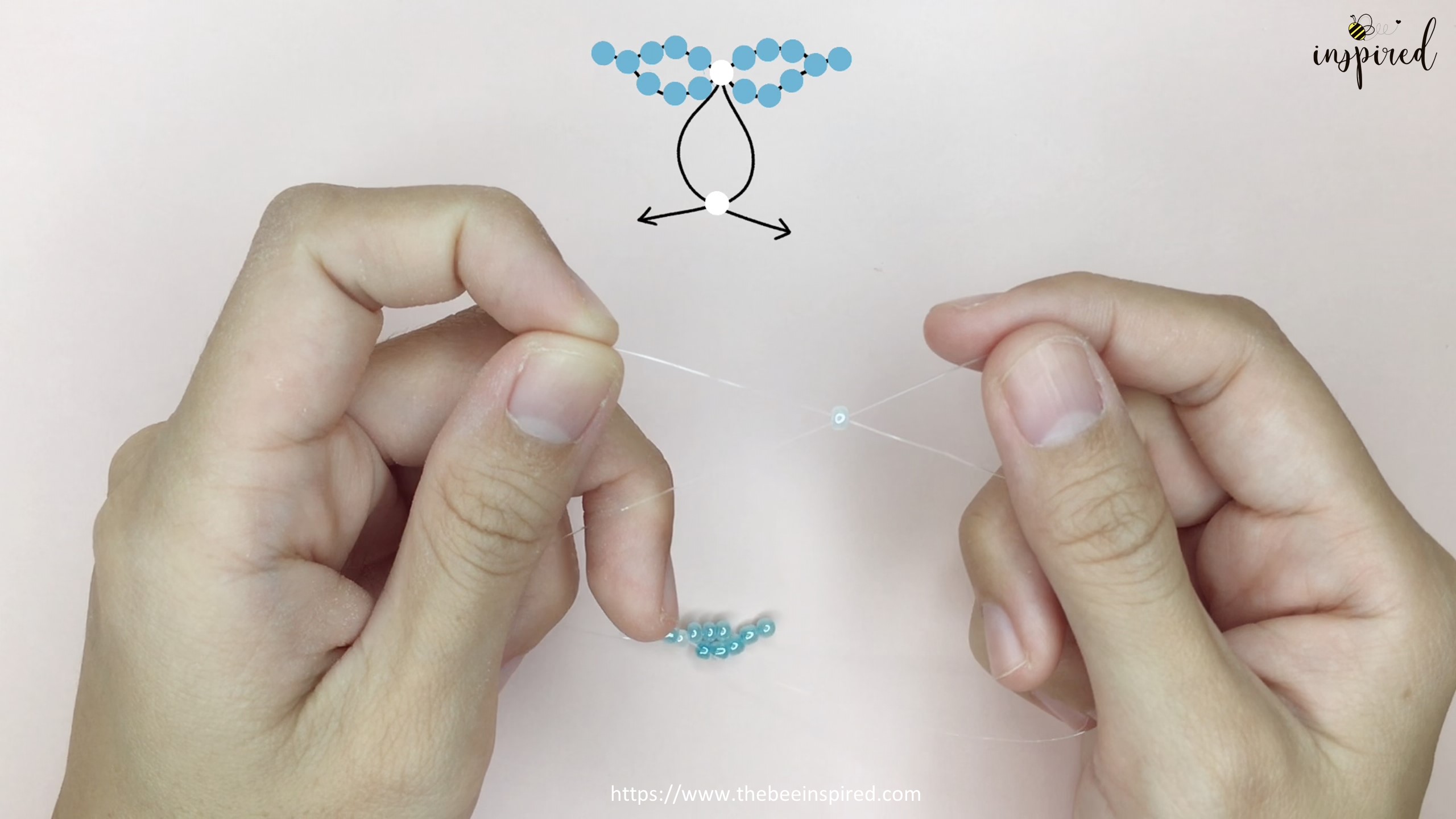 How to Make Butterfly Beaded Bracelet_21