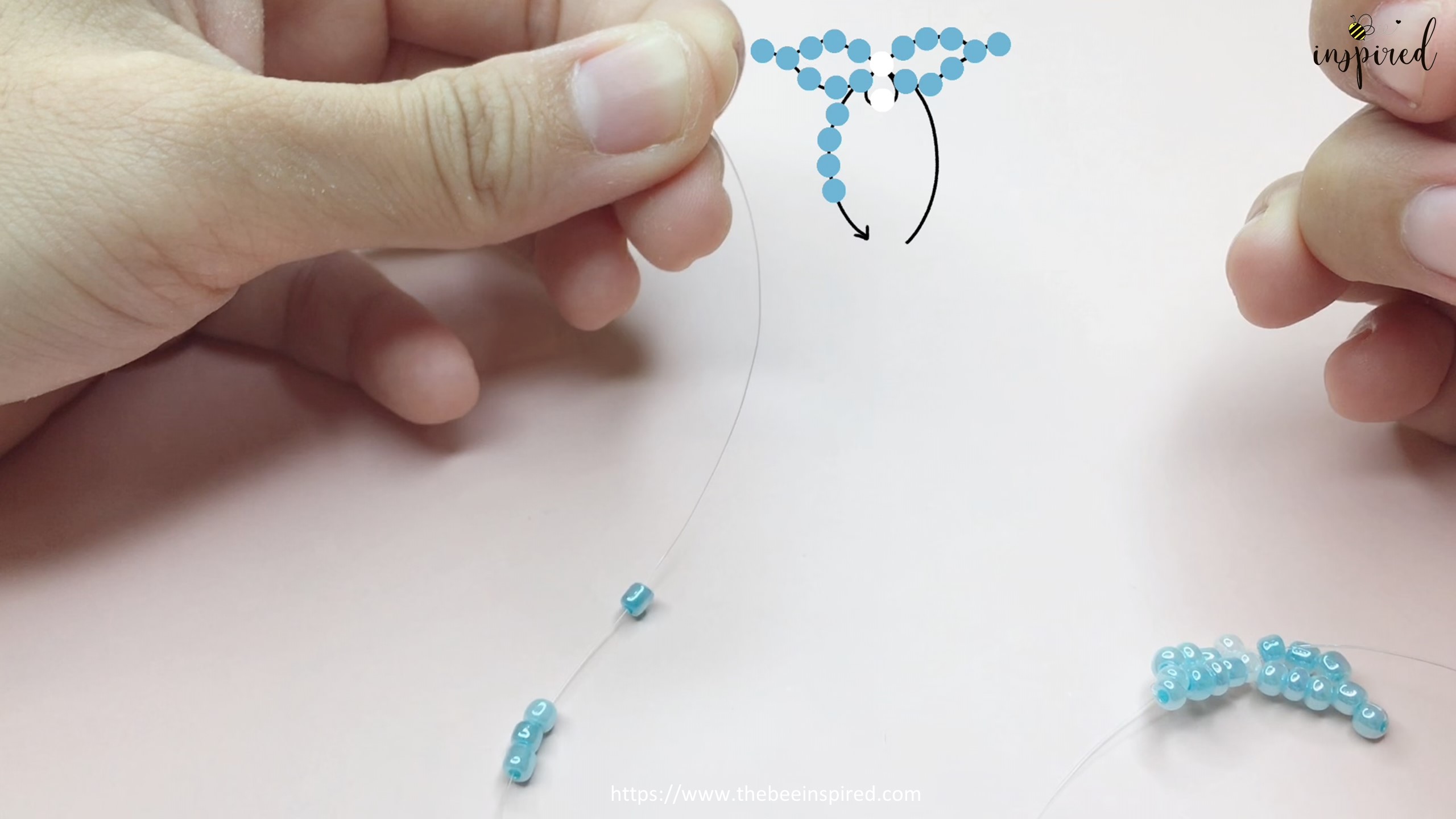 How to Make Butterfly Beaded Bracelet_27