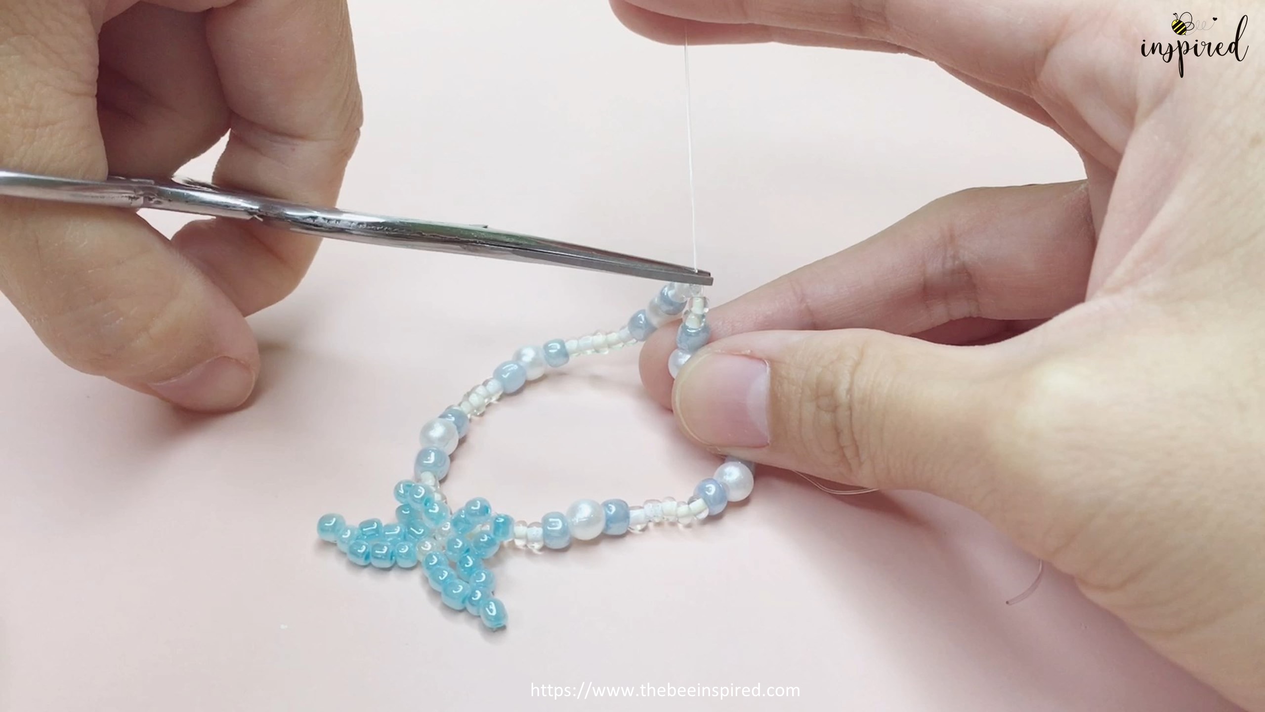 How to Make Butterfly Beaded Bracelet_38