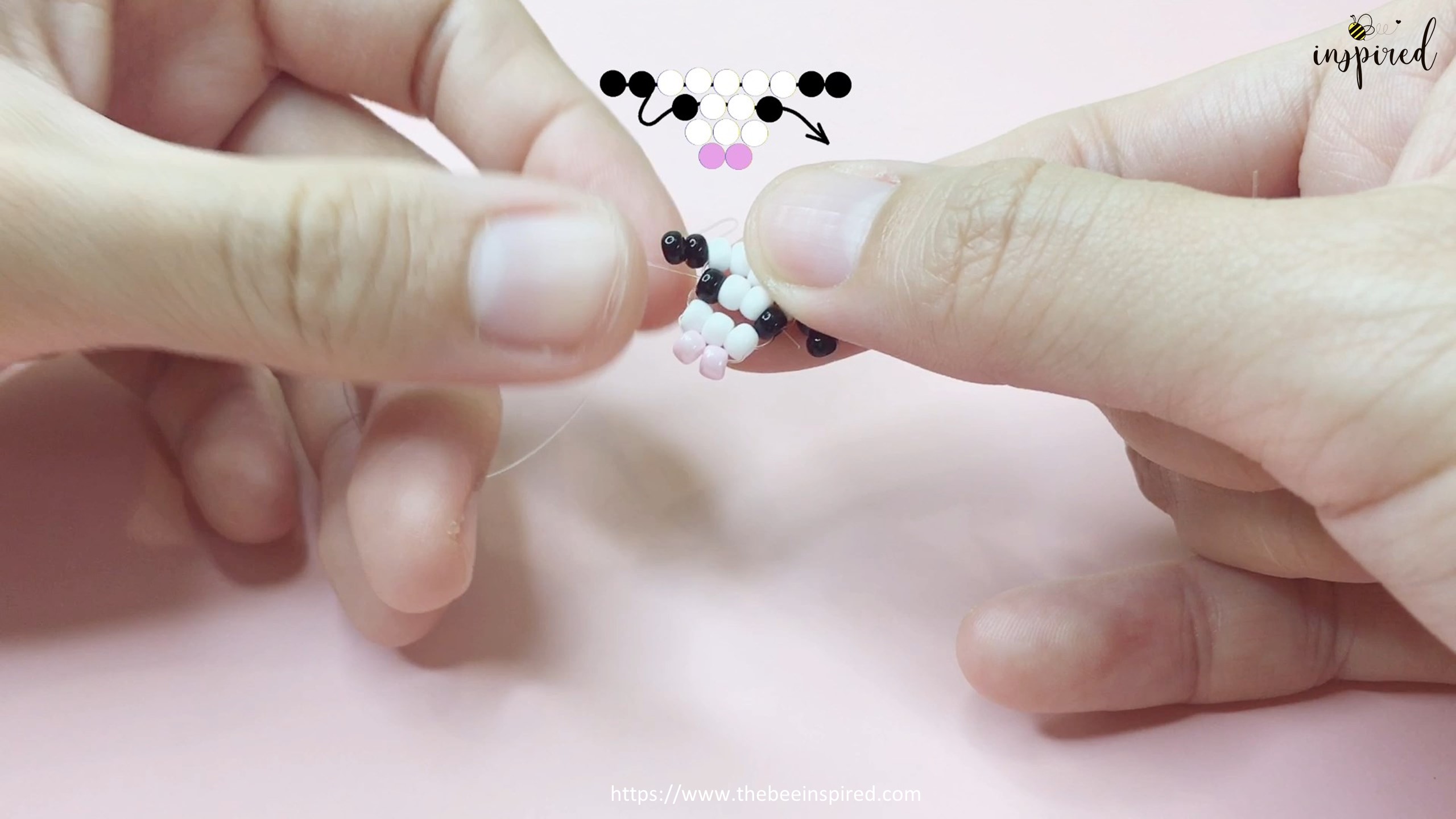 How to Make Cow Beaded Ring_13