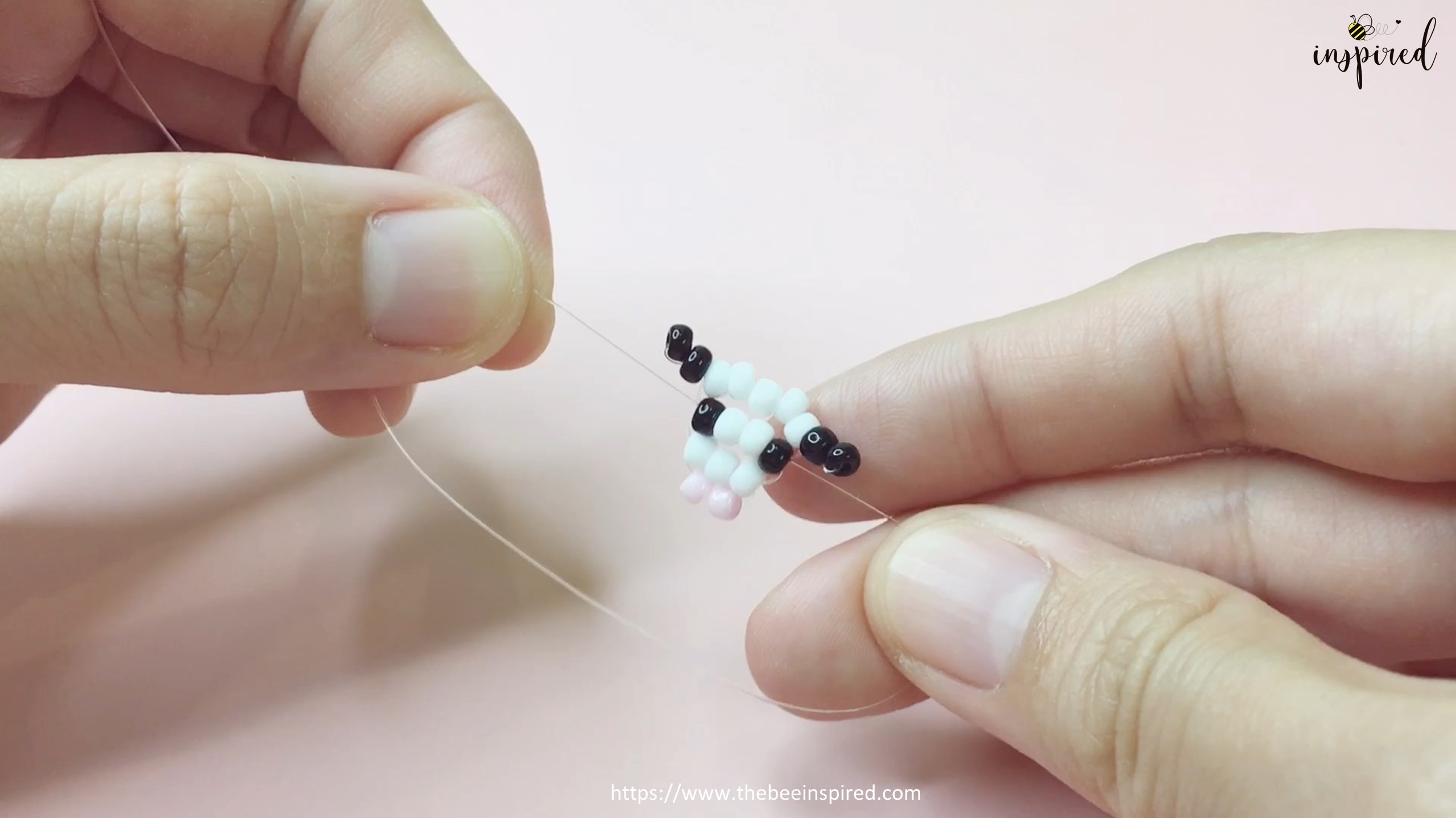 How to Make Cow Beaded Ring_15