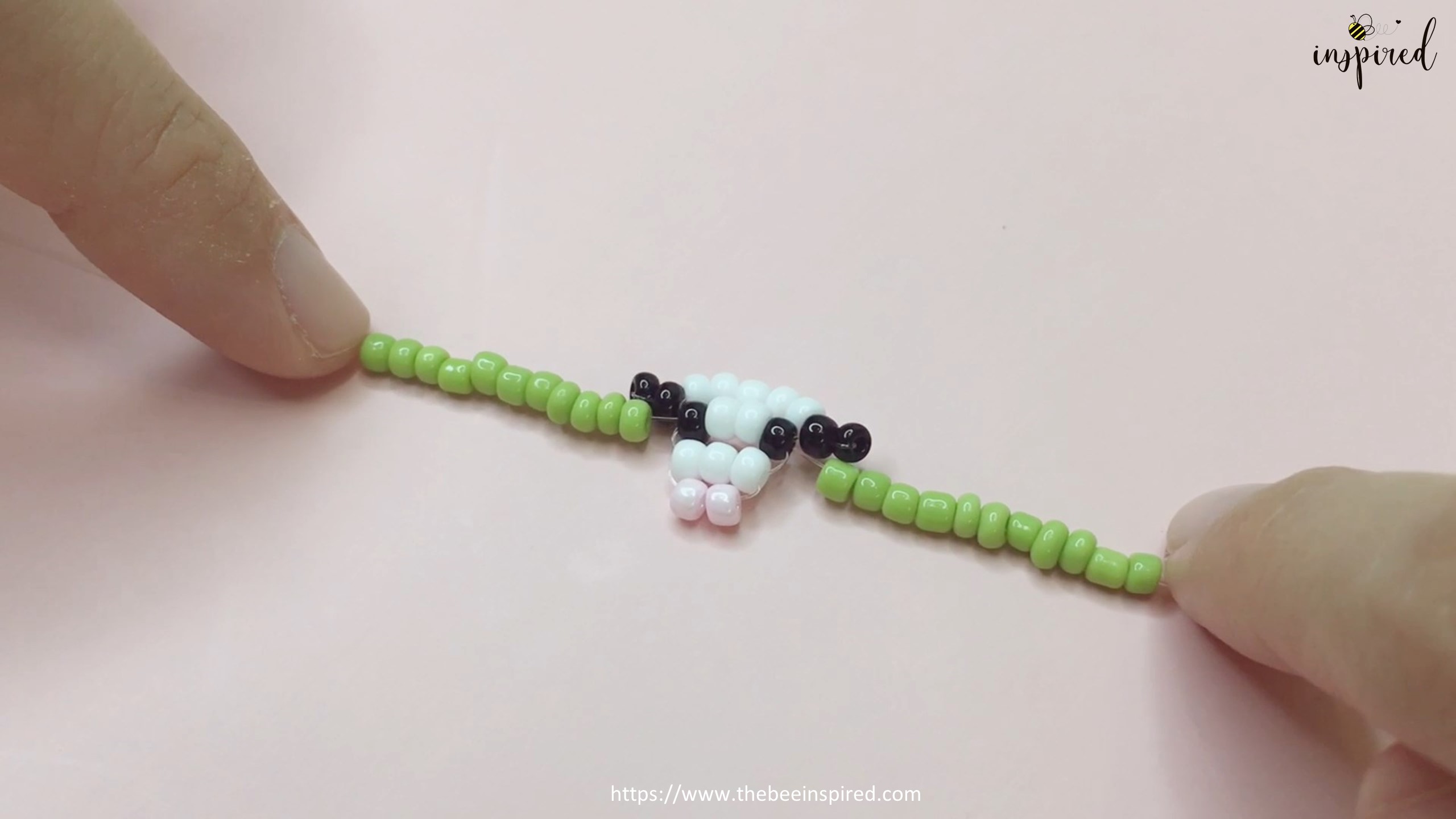How to Make Cow Beaded Ring_16