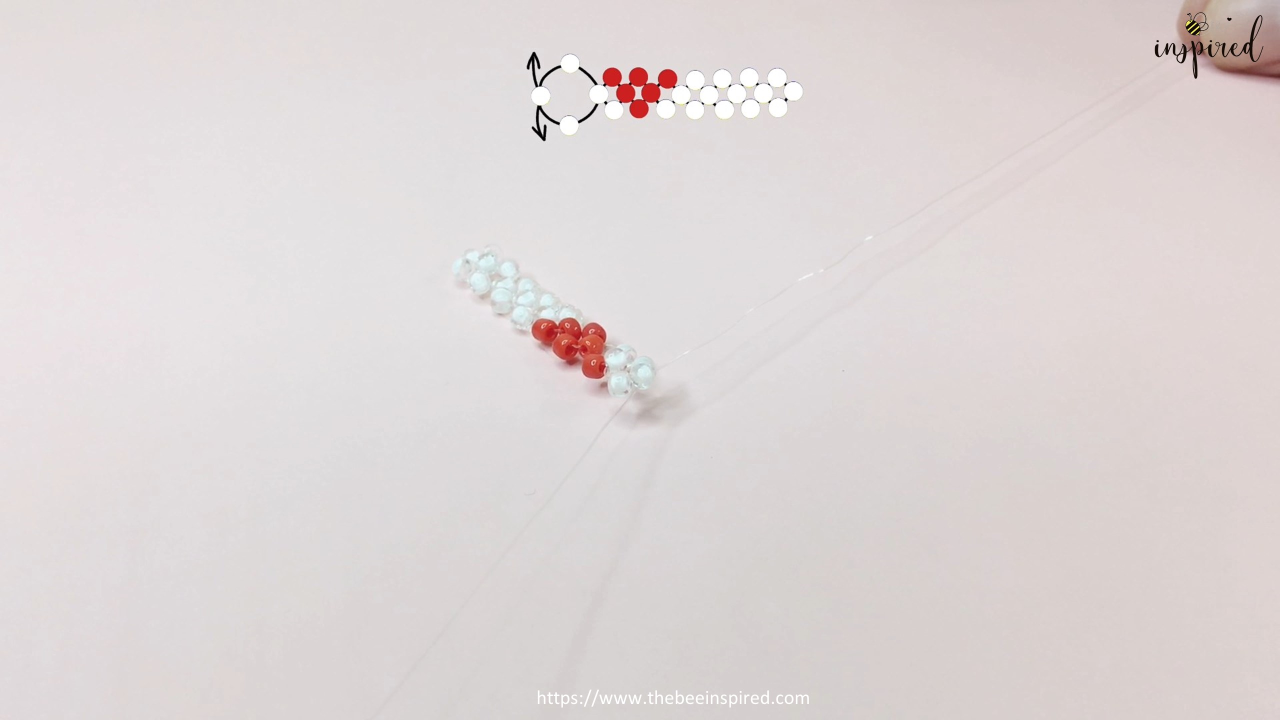 How to Make Heart Beaded Ring_12