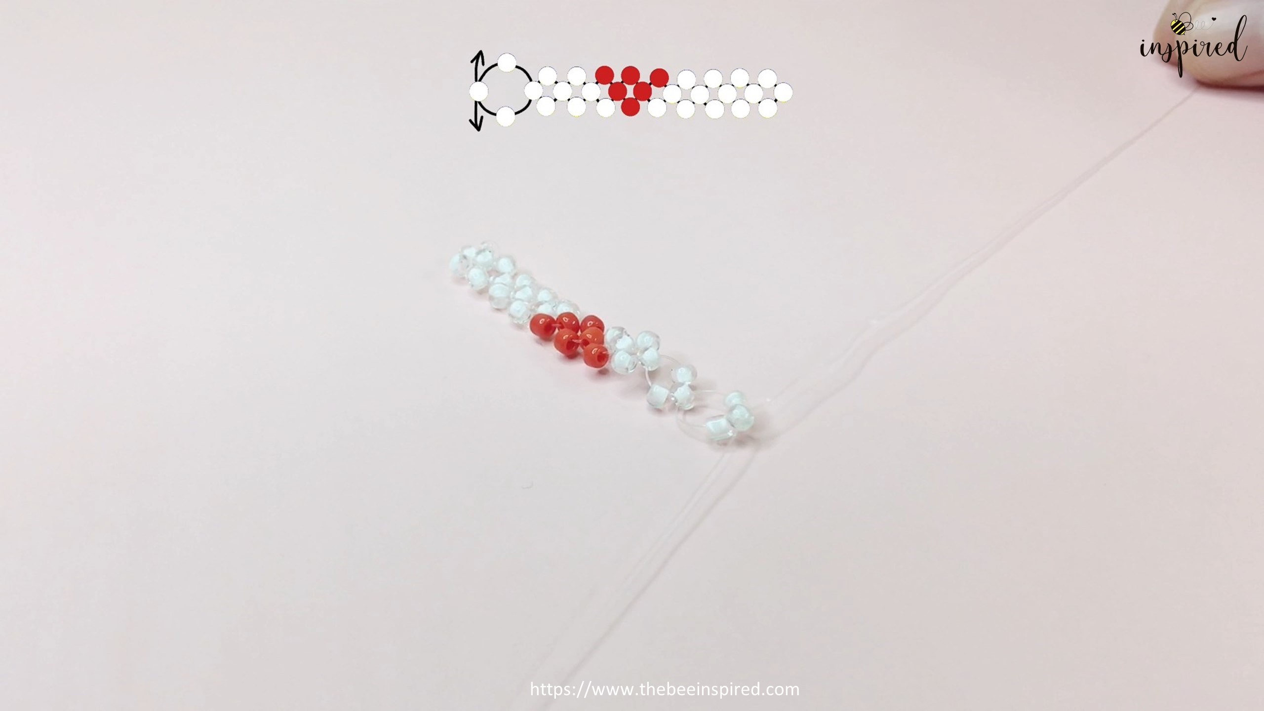 How to Make Heart Beaded Ring_14