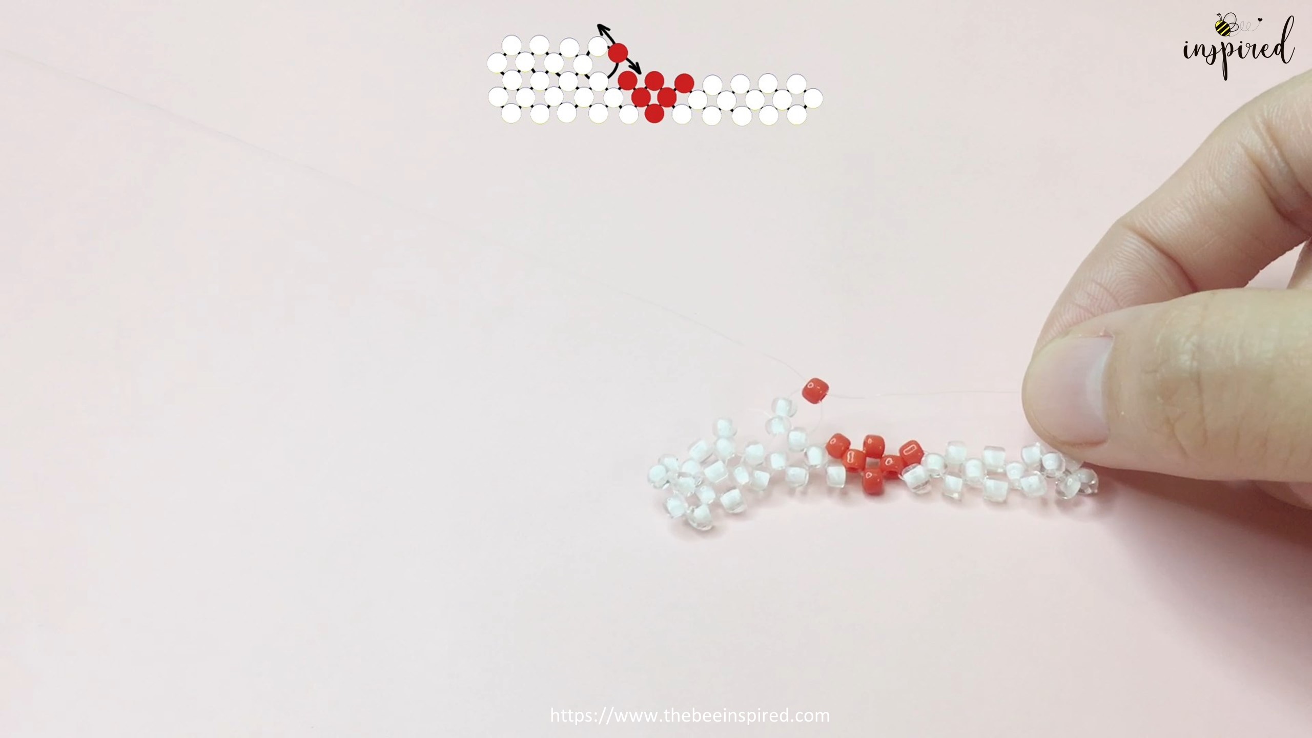 How to Make Heart Beaded Ring_27