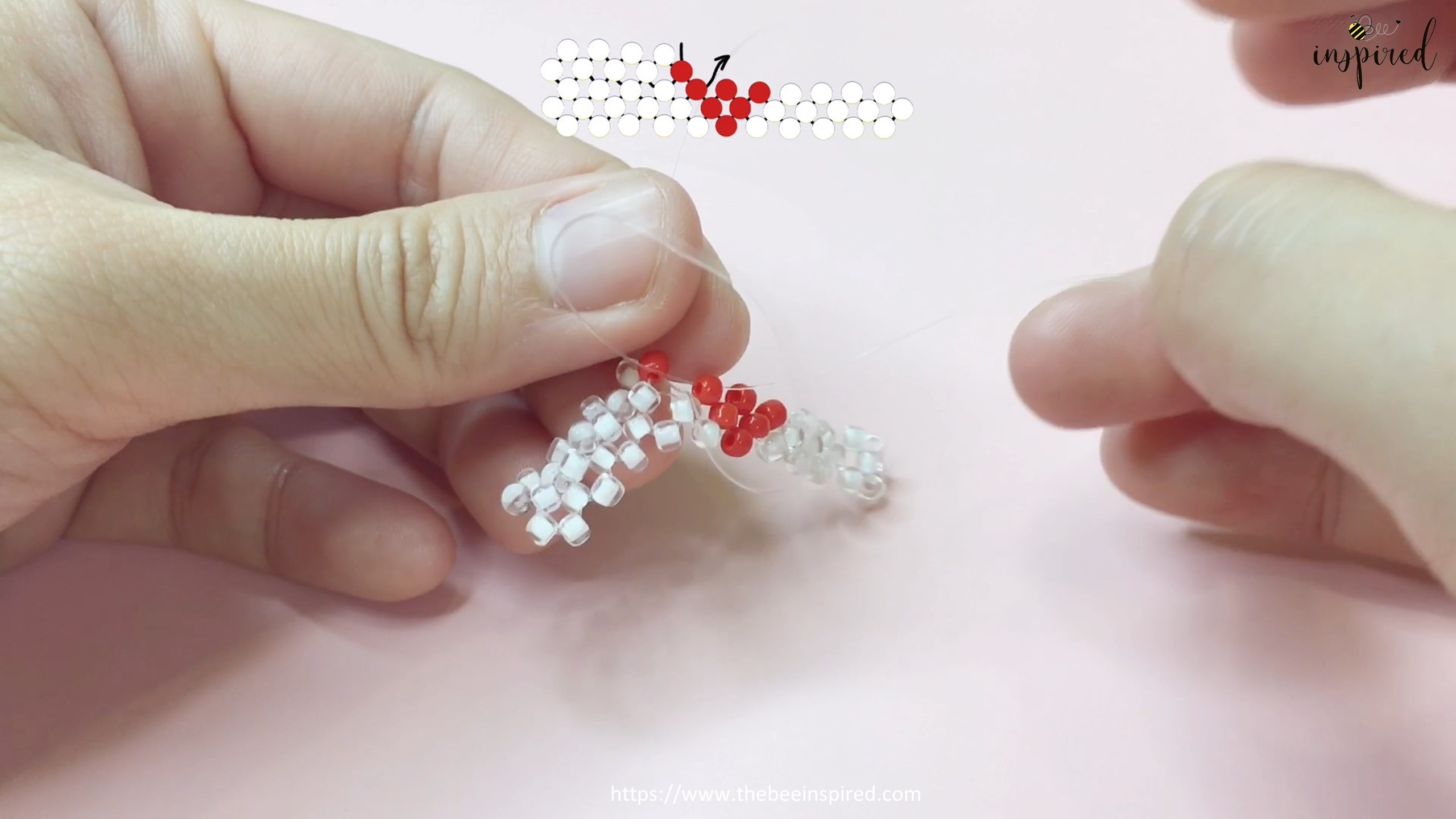 How to Make Heart Beaded Ring_28