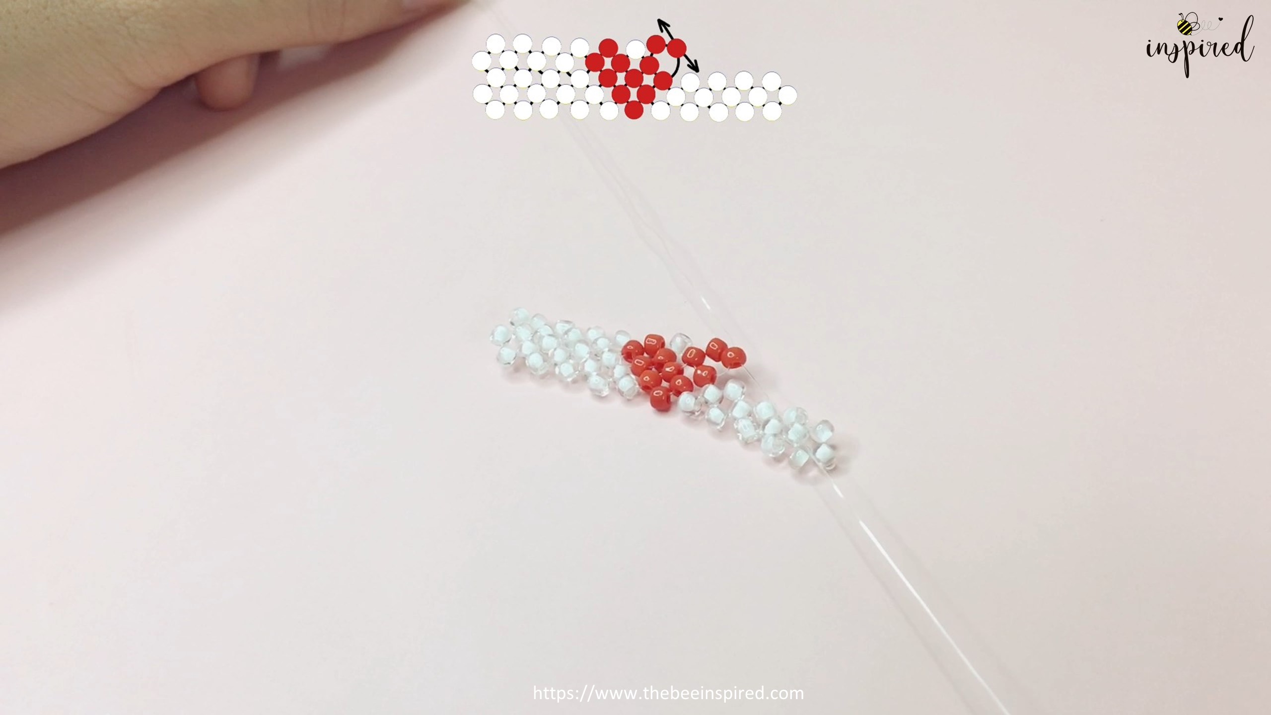 How to Make Heart Beaded Ring_36