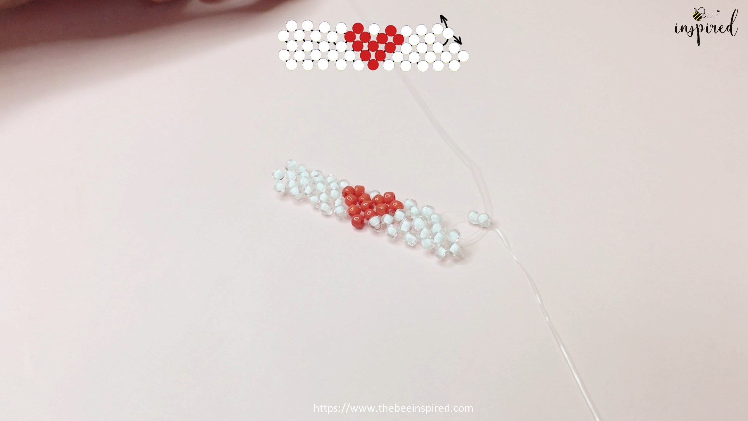 How to Make Heart Beaded Ring_41