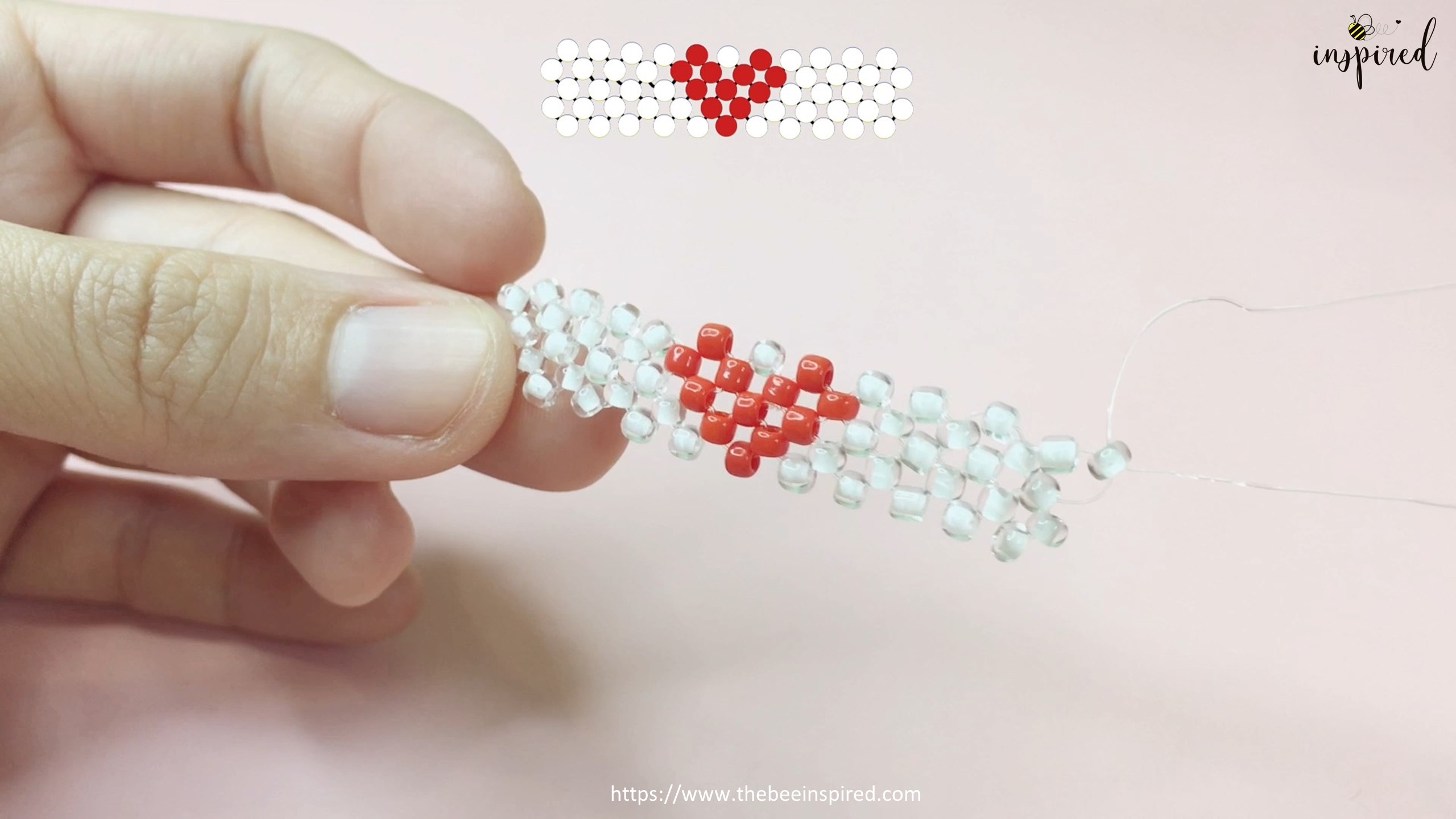 How to Make Heart Beaded Ring_43