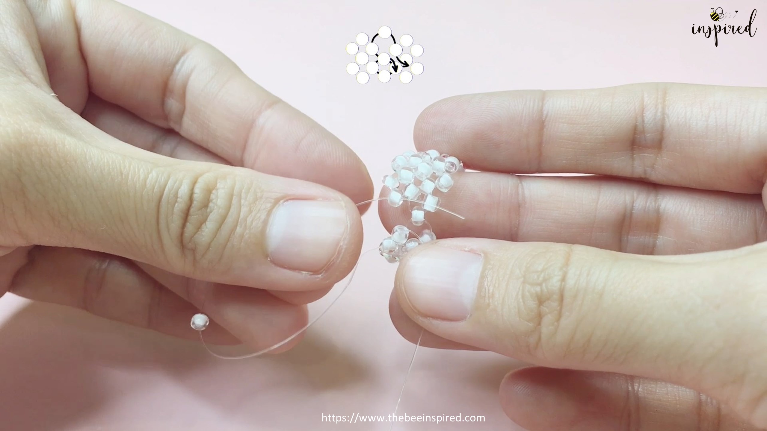 How to Make Heart Beaded Ring_50