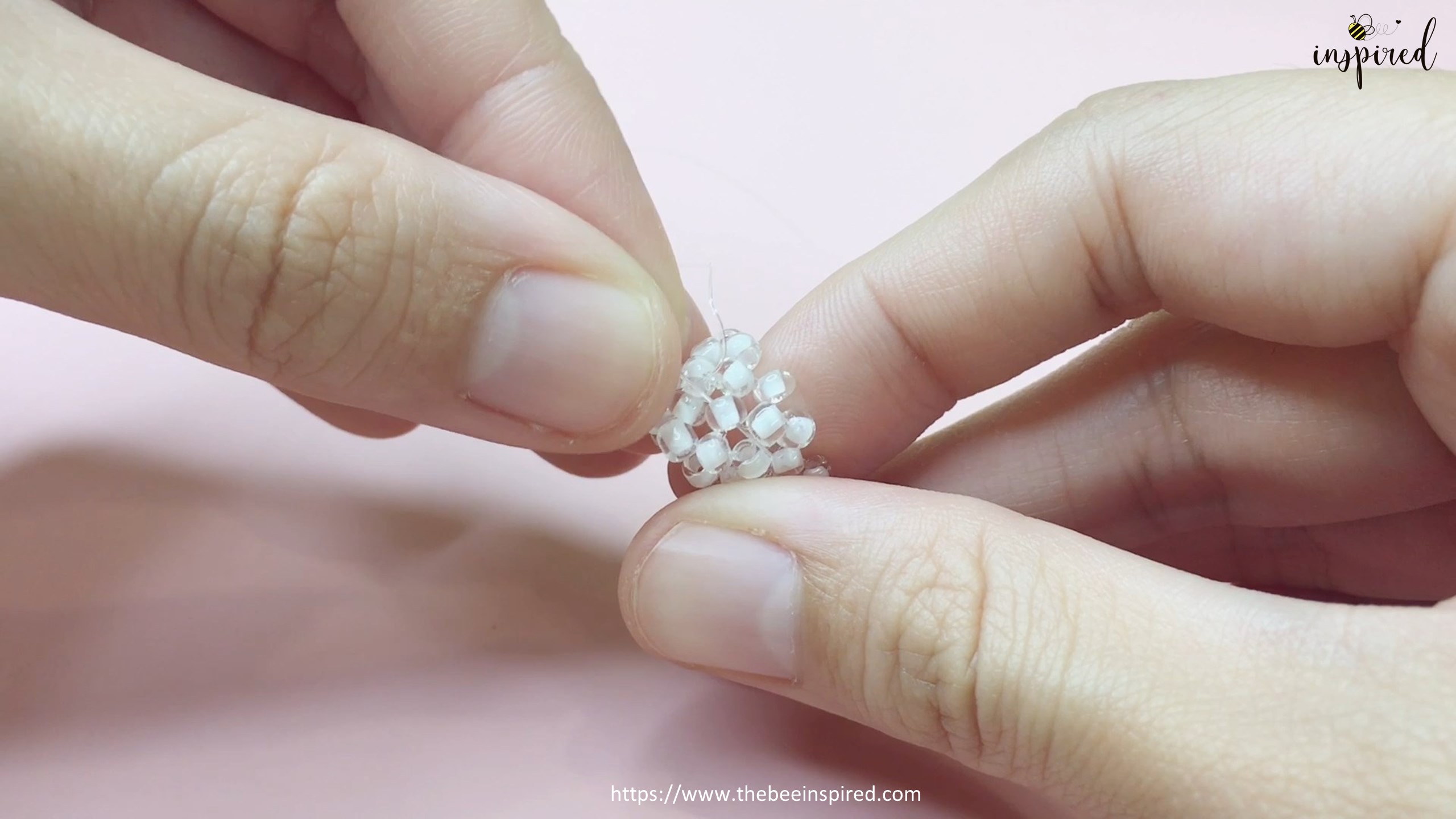 How to Make Heart Beaded Ring_52-2