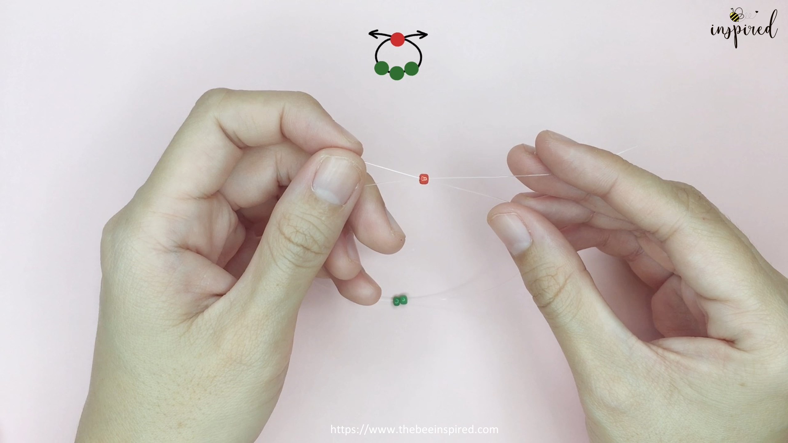 How to Make Strawberry Beaded Ring_2