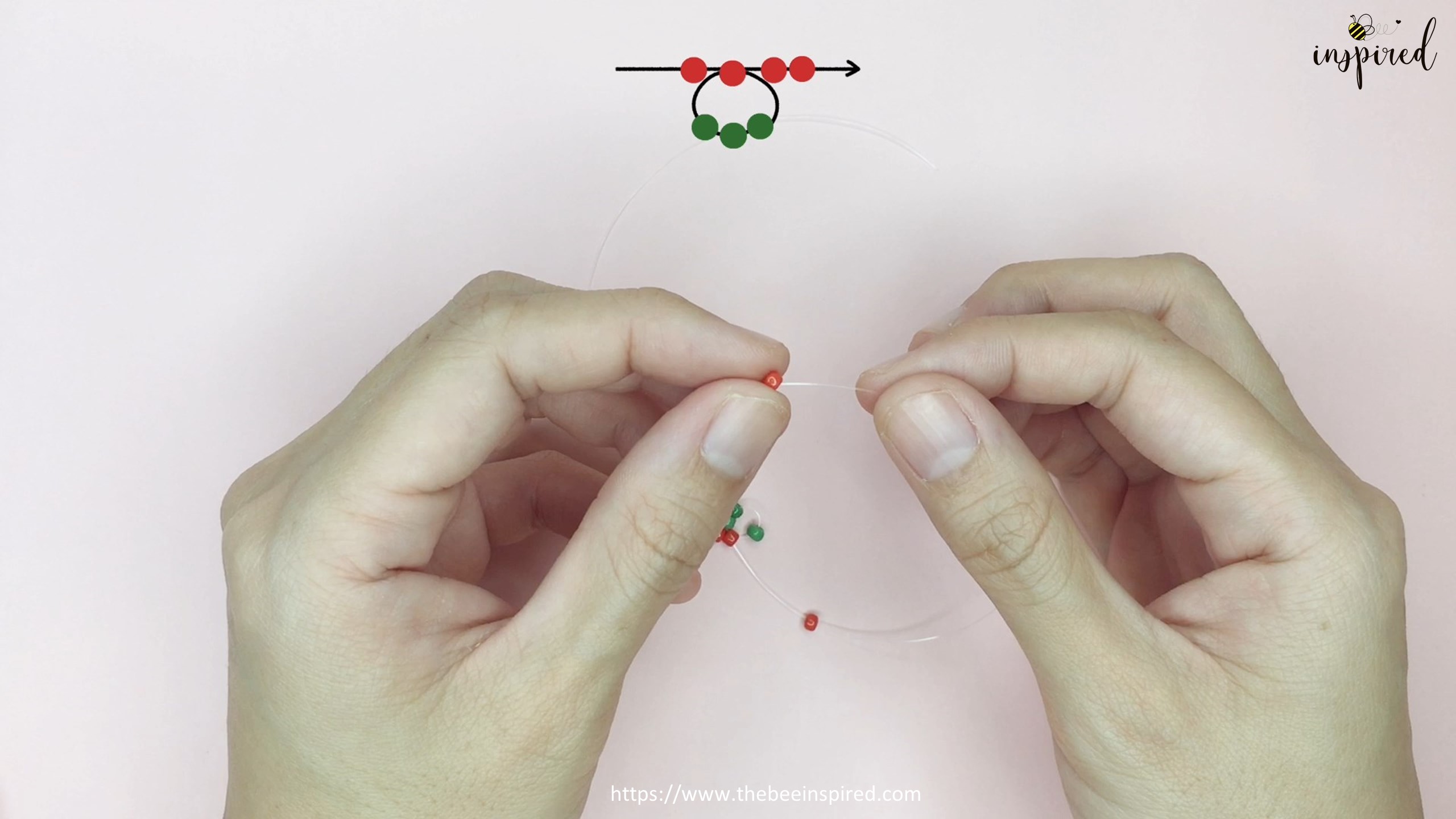 How to Make Strawberry Beaded Ring_4
