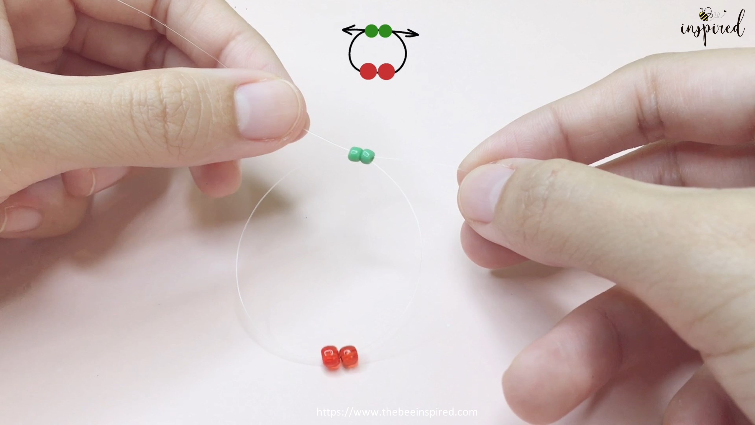 DIY Cherry Beaded Necklace_2